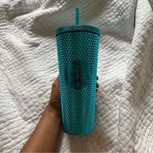 Turquoise Starbucks Tumbler